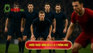 Chiến thuật bóng đá 4-1-4-1 phòng ngự