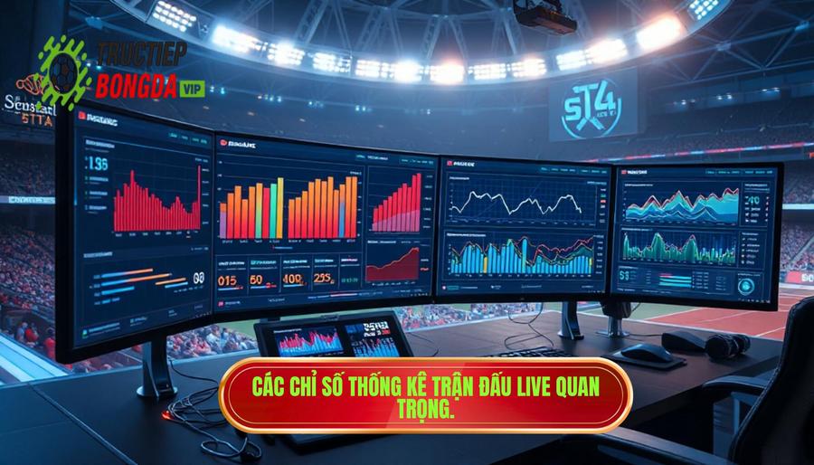 Các chỉ số quan trọng nhất trong thống kê trận đấu live