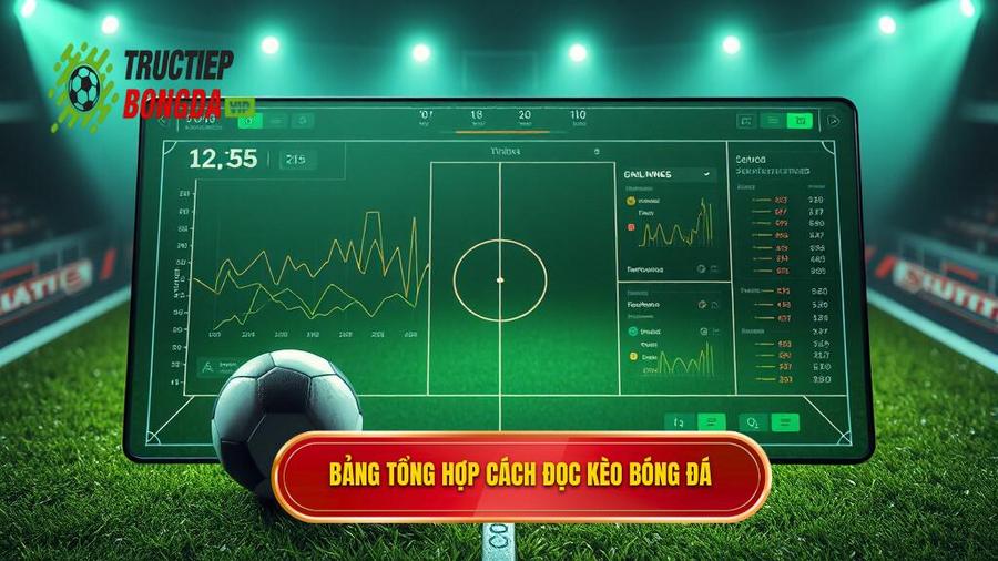 3. Bảng tổng hợp cách đọc kèo bóng đá